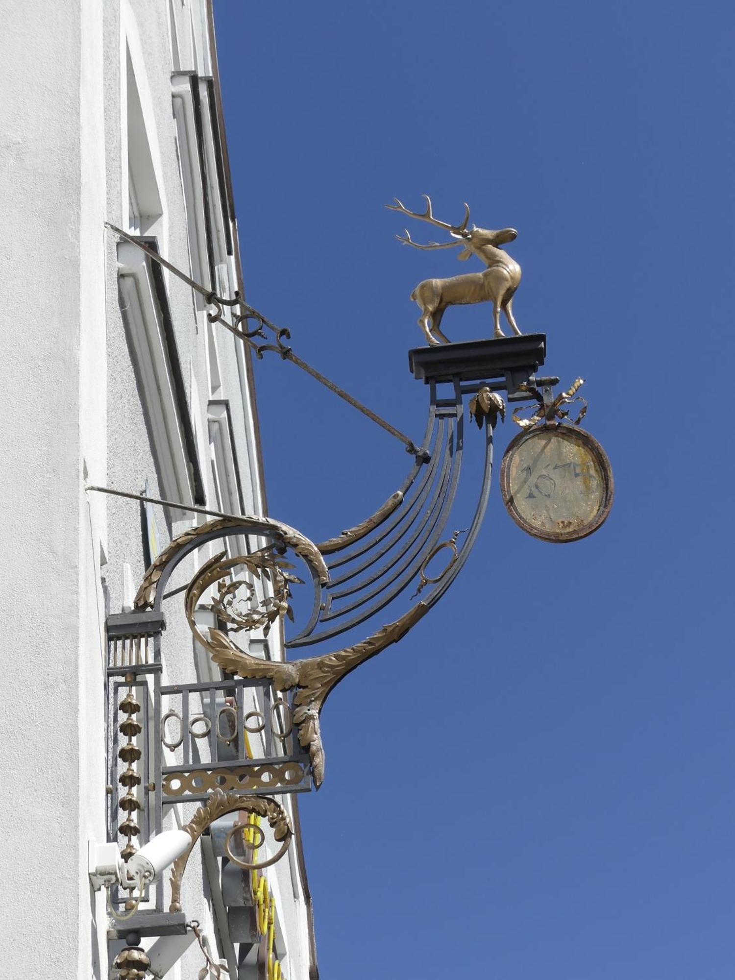 Hotel Hirsch Gunzburg Bagian luar foto
